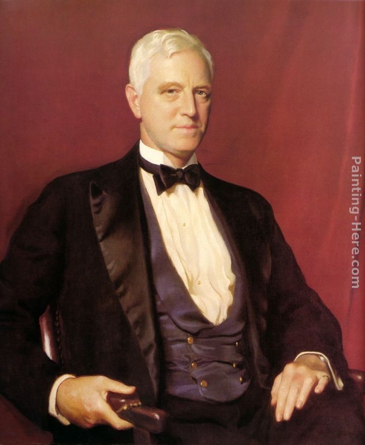 William McGregor Paxton Portrait of Mr. Charles Sinkler